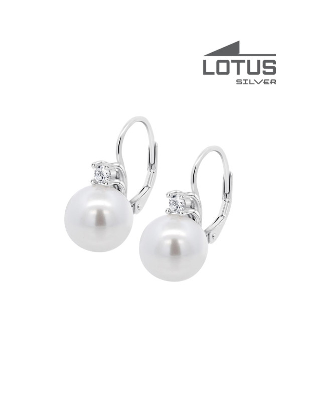 LOTUS SILVER EARRINGS